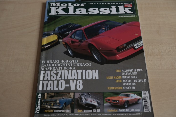 Deckblatt Motor Klassik (10/2005)